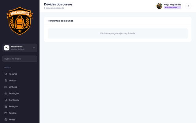Dúvida do aluno